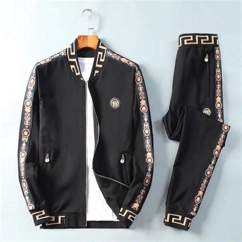 versace jogginganzug herren|versace men's suits online.